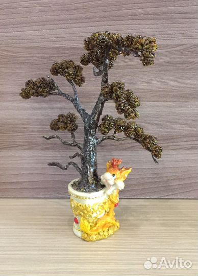 Деревья из бисера