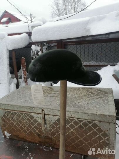 Меховая мужская кепка, нерпа