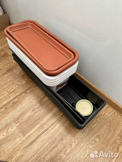 Цветочные горшки бу