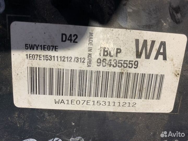 Блок управления эбу Chevrolet Aveo T200 1.2