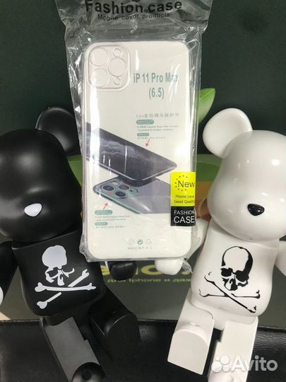 Чехол силиконовый прозрачный / iPhone 11 Pro Max