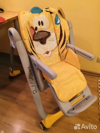 Стульчик для кормления chicco polly 2 start