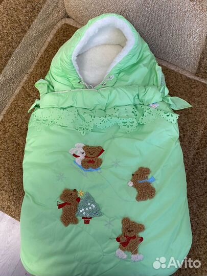 Конверт зимний на овчине