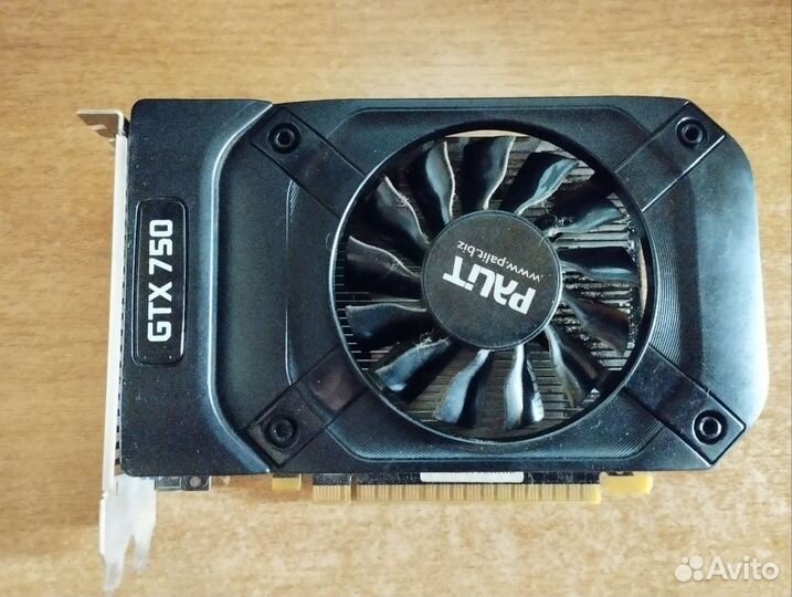 Видеокарта palit GTX 750, 1 gb