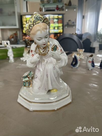 Статуэтка фарфор СССР лзфи хозяйка медной горы