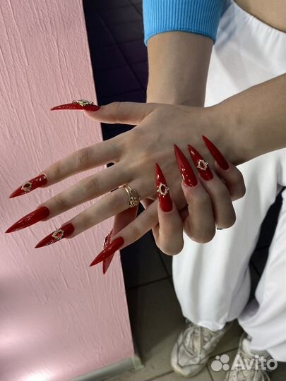 Наращивание ногтей/гель лак