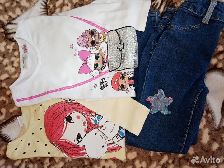 Пакет одежды для девочки р 110 - 116