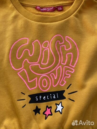 Новое платье-туника для девочки 116 размер