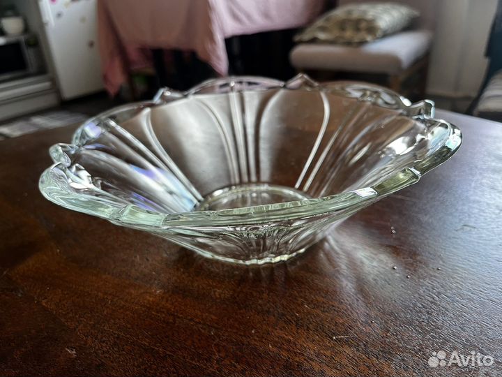 Салатник хрустальный СССР