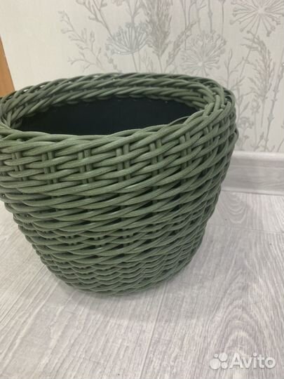 Кашпо из ротанга 12 литров и 5 литров