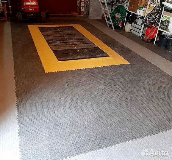 Пвх плитка в гараж