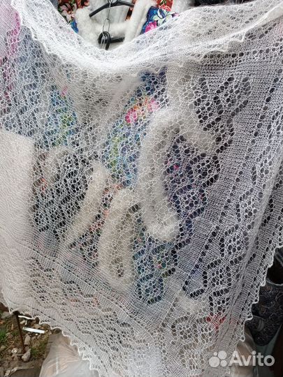 Платок шаль паутинки