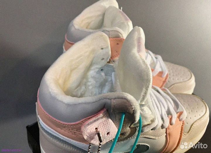 Кроссовки Nike Air Jordan тёплые (Арт.38594)