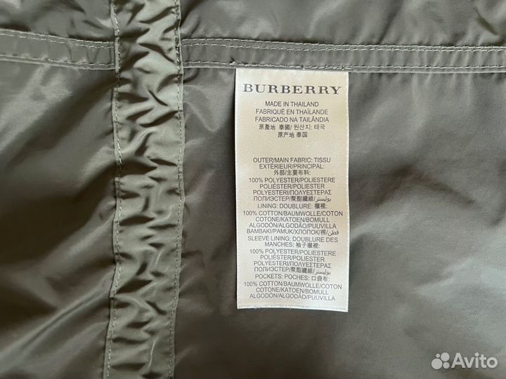 Мужская куртка-ветровка Burberry L оригинал