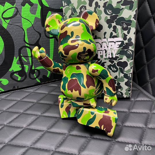 Игрушка Bearbrick Bape Камуфляж 28см