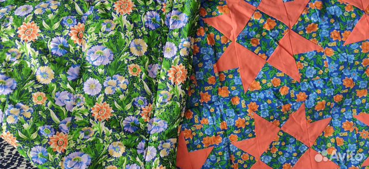 Лоскутное одеяло ручной работы