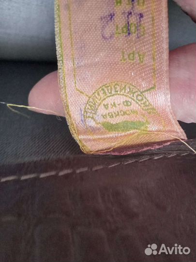 Кожаная папка для документов