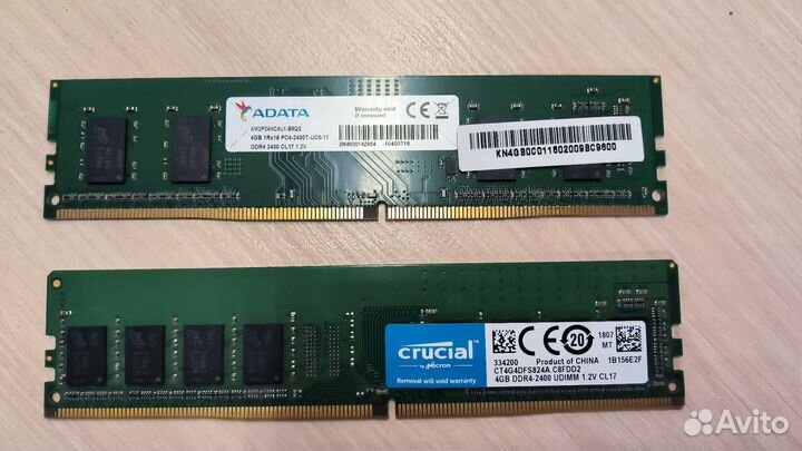 Оперативная память ddr4 8gb 2400