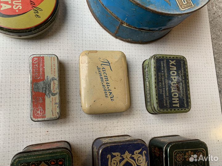 Жестяные коробки СССР