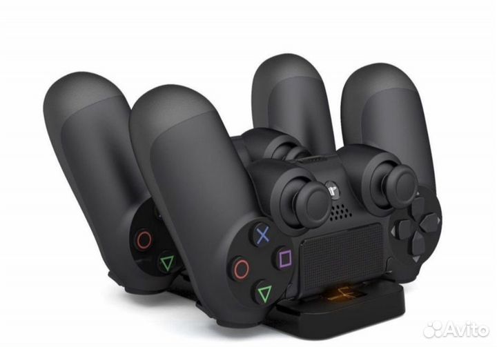 Док станция зарядки для джойстиков dualshock 4 ps4