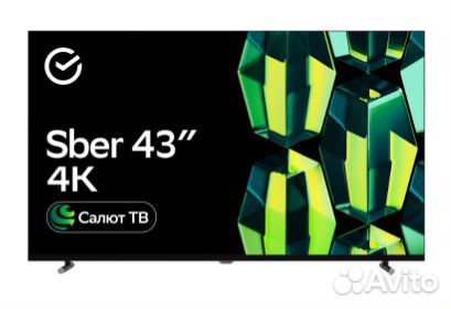 Телевизор Sber-43U4124, UHD 4K SDX