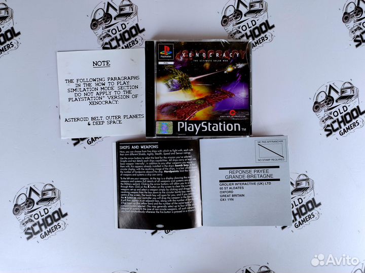 Диск Playstation 1 Xenocracy