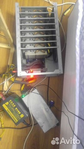 Майнинг ферма. Риг на rx580 8гб