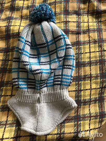 Шапка шлем для мальчика зима