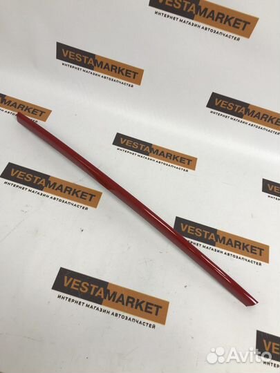 Накладка на передний бампер Веста - крашеная