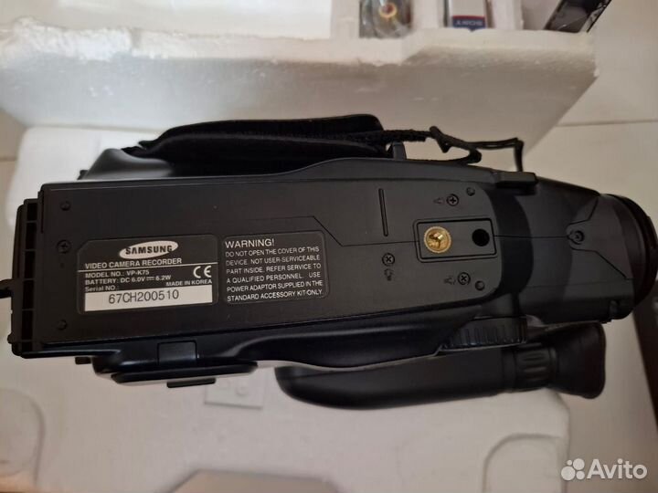 Видеокамера samsung vp-k 75 (кассетная) 8-миллимет