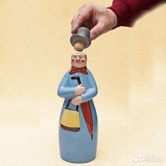 Флакон для ликёра Штоф-Графин-Бутылка франция 1928