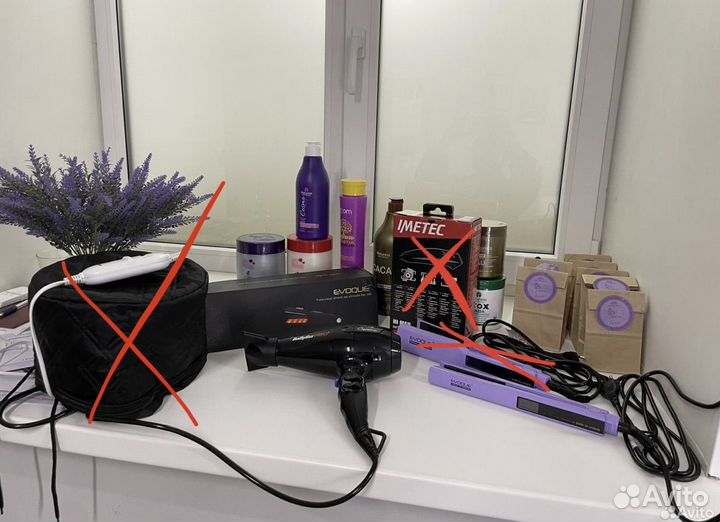 Составы, приборы для реконструкции волос