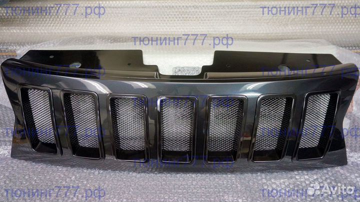 Решетка радиатора на renault duster под jeep