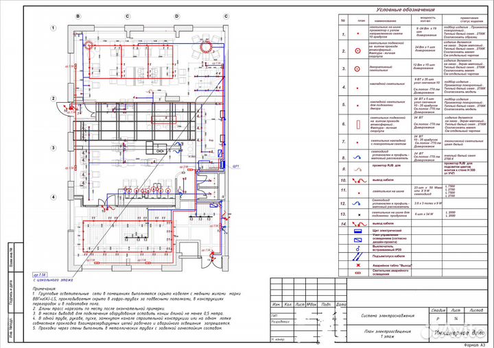 Проект электрики, эом, эм, эо
