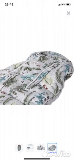 Зимний конверт в коляску