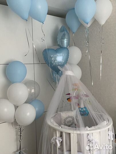 Бортики в детскую кроватку с одеялом