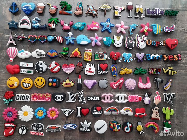 Джиббитсы для crocs (jibbitz )