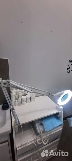 Косметологическая лампа лупа. Настольная лампа