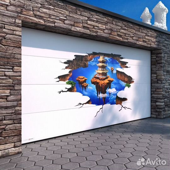 Секционные подъёмные гаражные ворота