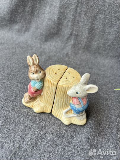 Солонка и перечница винтаж Tracy S. Flickinger