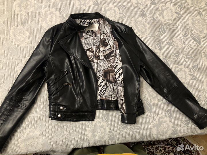 Куртка кожаная женская