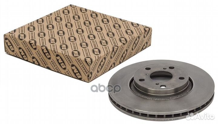 BM BD V 102 Диск тормозной передний вентилируем