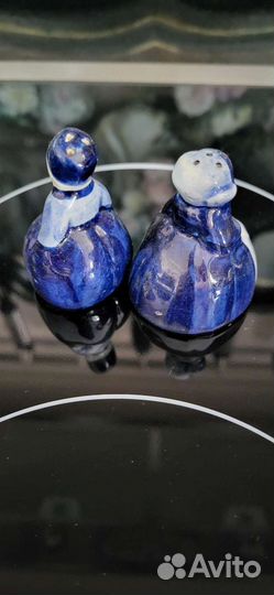 Набор фарфоровый солонки и перечницы.Ручная работа