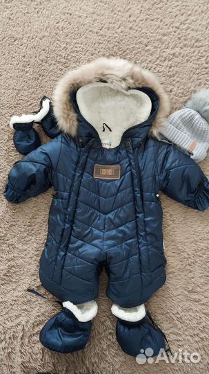 Зимний комбинезон для мальчика