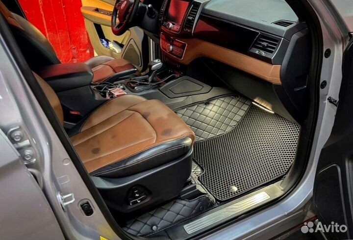 3D коврики на SsangYong Rexton Sport 2019