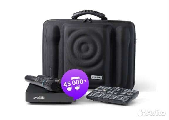 Караоке для дома с микрофонами Evobox plus