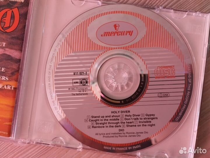 DIO-holy diver CD- DA Disc 1983 год