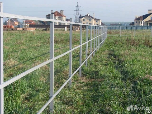 Каркас забора под ключ за 1 день