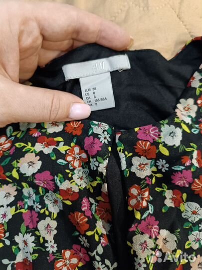 Платье женское H&M, 44-46, макси, с подкладкой