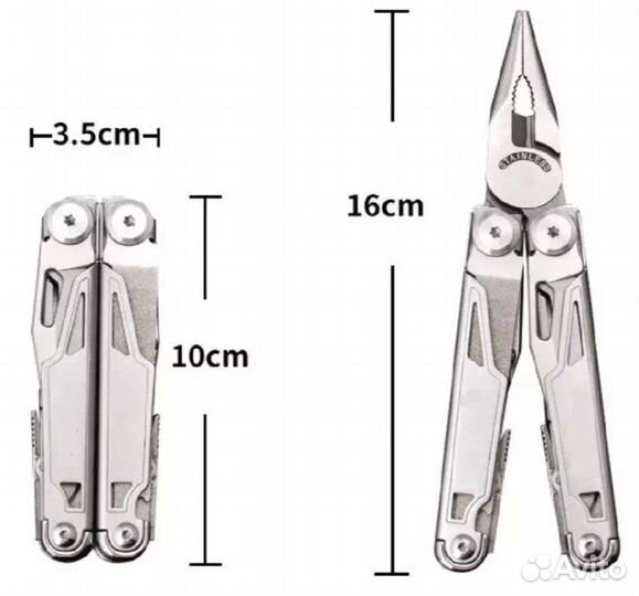 Мультитул daicamping dl12 с битами